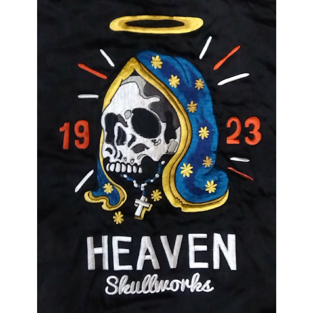 SKULL WORKS LOOSERS スカジャン SKULL HEAVEN柄M