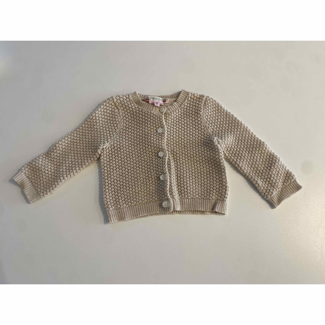 Bonpoint - (汚れあり)Bonpoint ボンポワン カーディガン 12mの通販 by
