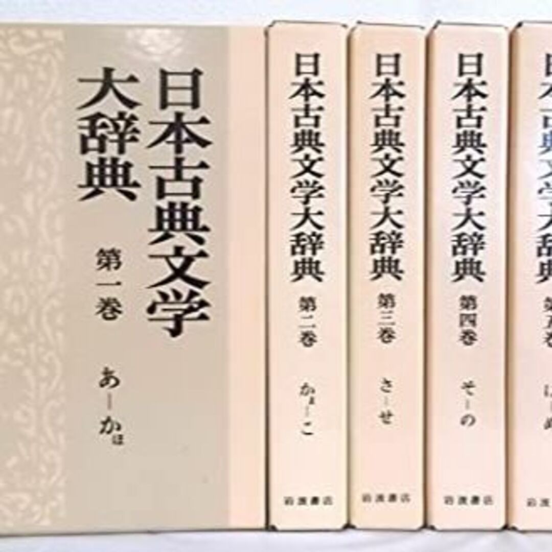 日本古典文学大辞典(全6巻入)本