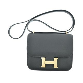 エルメス(Hermes)のHERMES エルメス ショルダーバッグ MINI グレー 【古着】【中古】(ショルダーバッグ)