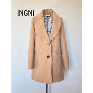 イング(INGNI)のINGNI イング  中綿入り チェスターコート キャメル サイズM(チェスターコート)