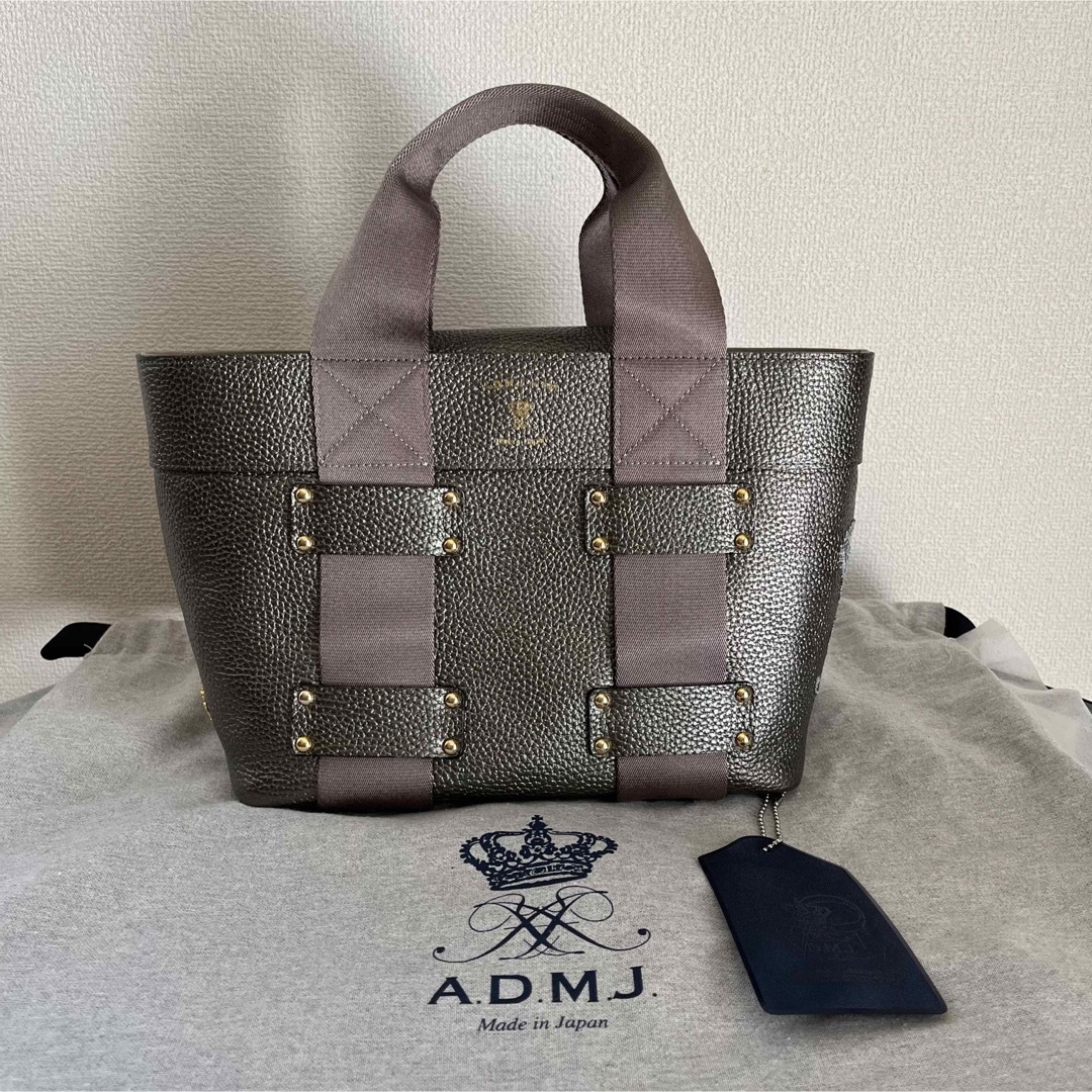 A.D.M.J. - 極美品 ADMJ エーディーエムジェイ レザー トートバッグの