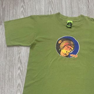 エクストララージ(XLARGE)のXLARGE 初期タグ  Tシャツ グリーン 立体プリント medium M(Tシャツ/カットソー(半袖/袖なし))