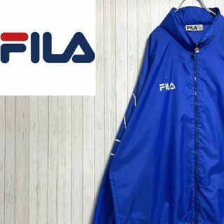 ✨SALE中✨FILA フィラ　ウインドブレーカー　紺Lサイズナイロンジャケット