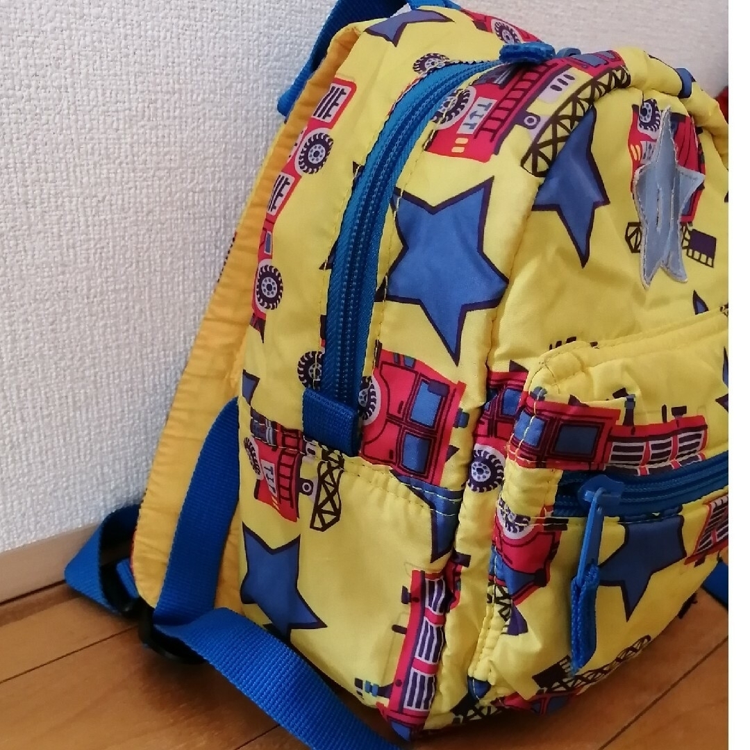 KIDS FORET(キッズフォーレ)の【Kids Foret 】子供用リュック はたらく車 キッズ/ベビー/マタニティのこども用バッグ(リュックサック)の商品写真