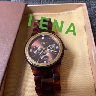 IENA×ANAコラボ機内限定販売★ホワイトセラミックウォッチ★腕時計