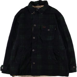 ラルフローレン(Ralph Lauren)の古着 90年代 ラルフローレン Ralph Lauren POLO by Ralph Lauren チェック柄 フリースジャケット USA製 メンズXL ヴィンテージ /eaa376655(その他)