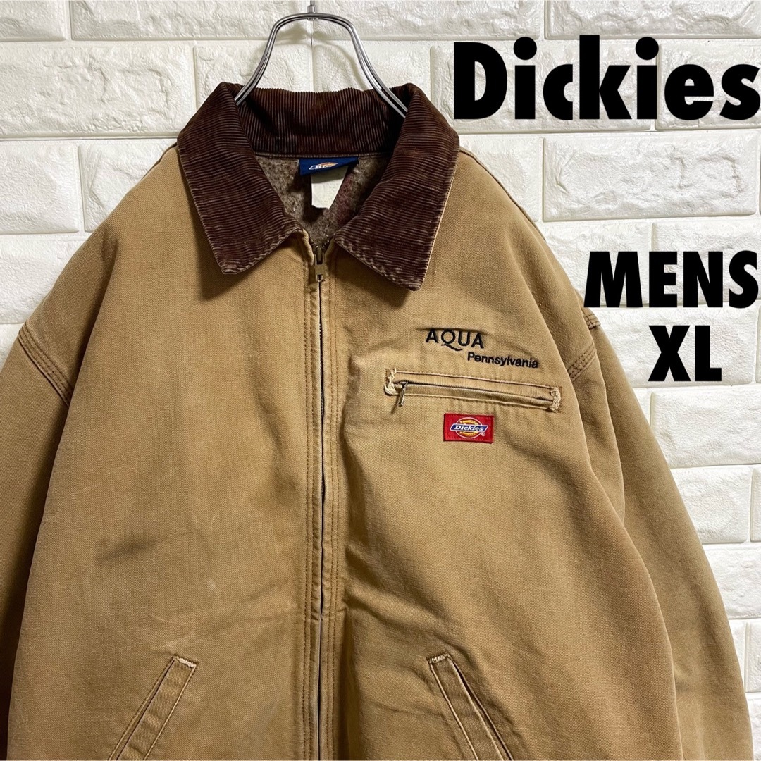 Dickies - ディッキーズ ダックジャケット ワークジャケット 企業刺繍