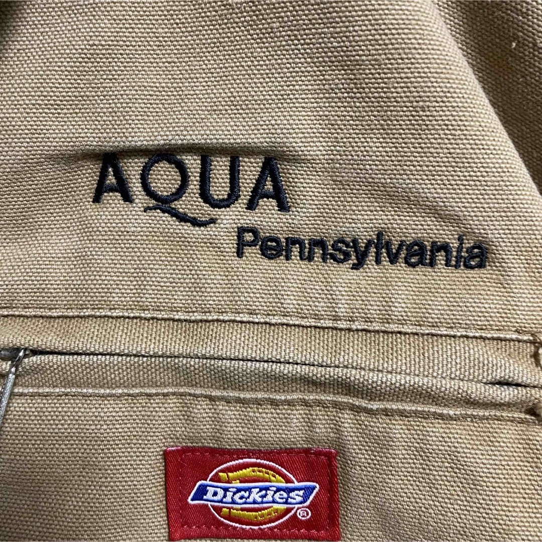 Dickies - ディッキーズ ダックジャケット ワークジャケット 企業刺繍