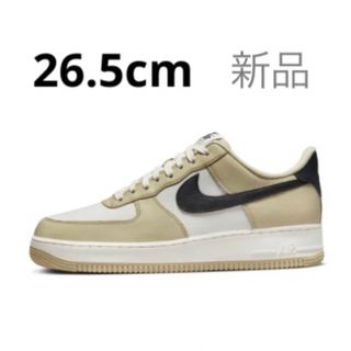 ナイキ(NIKE)のNIKE AIR FORCE 1 TEAM GOLD/BLACK-SAIL(スニーカー)