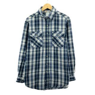 カーハート(carhartt)の古着 カーハート Carhartt Carhartt チェック柄 長袖 ヘビーネルシャツ メンズL /eaa376810(シャツ)