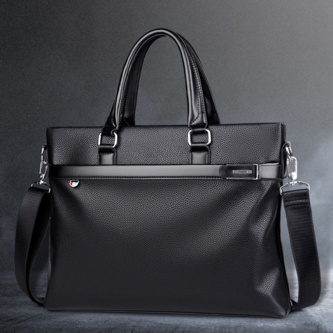 ショルダーバッグにも! 大人気 2way ビジネスバッグ 新品 マルチ 黒の