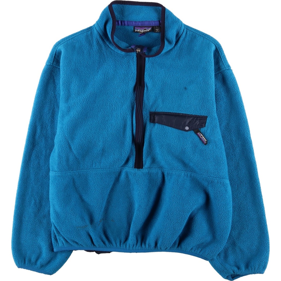 古着 パタゴニア Patagonia ハーフジップ フリースプルオーバー USA製 メンズL /eaa375871 | フリマアプリ ラクマ