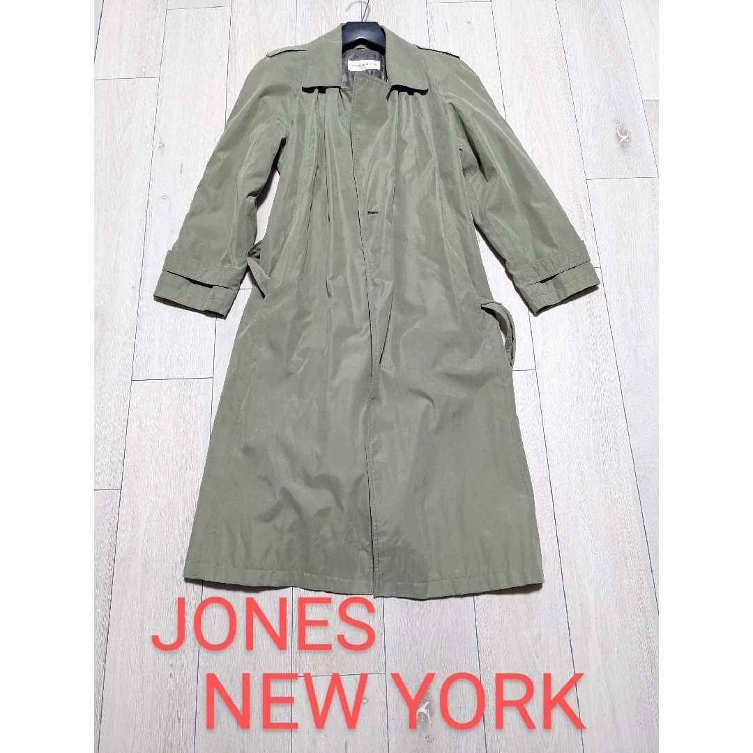 JONES NEW YORK　トレンチコート　カーキ　　玉虫色　メンズ