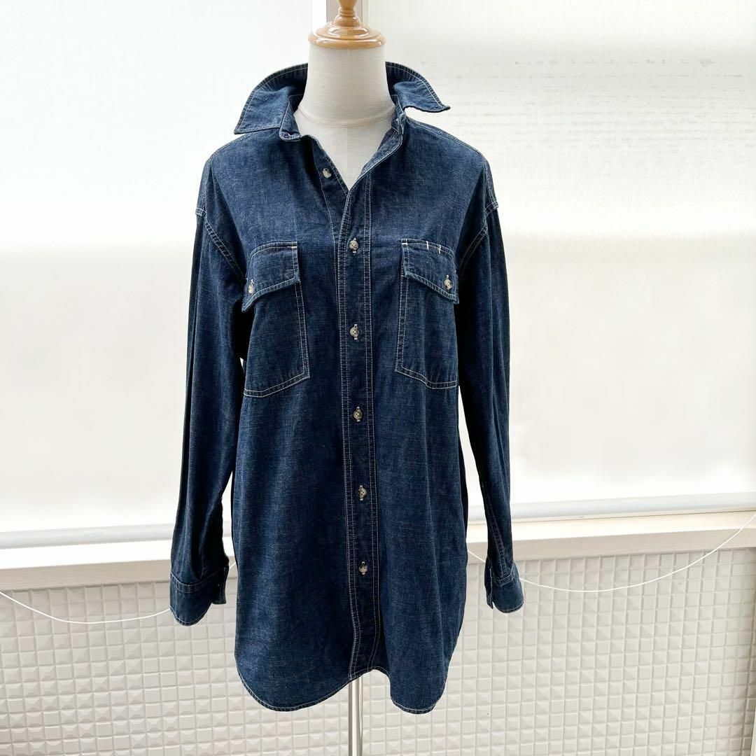 Plage - 美品♡プラージュ*デニムシャツ ブラウス オーバーサイズ