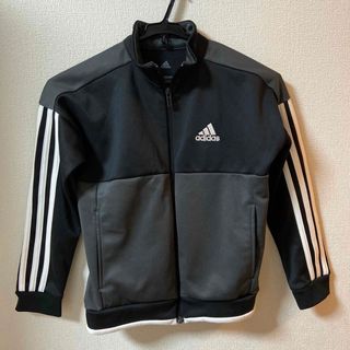 アディダス(adidas)のadidas130ジャージ上　黒　美品(ジャケット/上着)