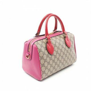 Gucci - GGスプリーム ハンドバッグ ミニボストンバッグ PVC レザー Gucci - GGスプリーム ハンドバッグ ミニボストンバッグ PVC レザー