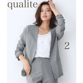 カリテ テーラードジャケット(レディース)の通販 40点 | qualiteの カリテ テーラードジャケット(レディース)の通販 40点 | qualiteの