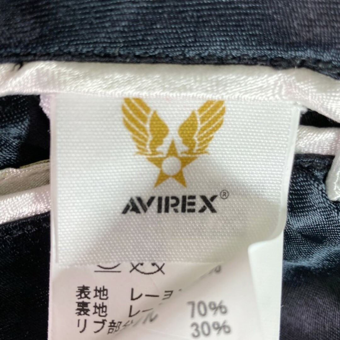 AVIREX(アヴィレックス)の★AVIREX アヴィレックス 6192229 SH リバーシブル スーベニアジャケット USMC ブラック ブルー sizeM メンズのジャケット/アウター(レザージャケット)の商品写真