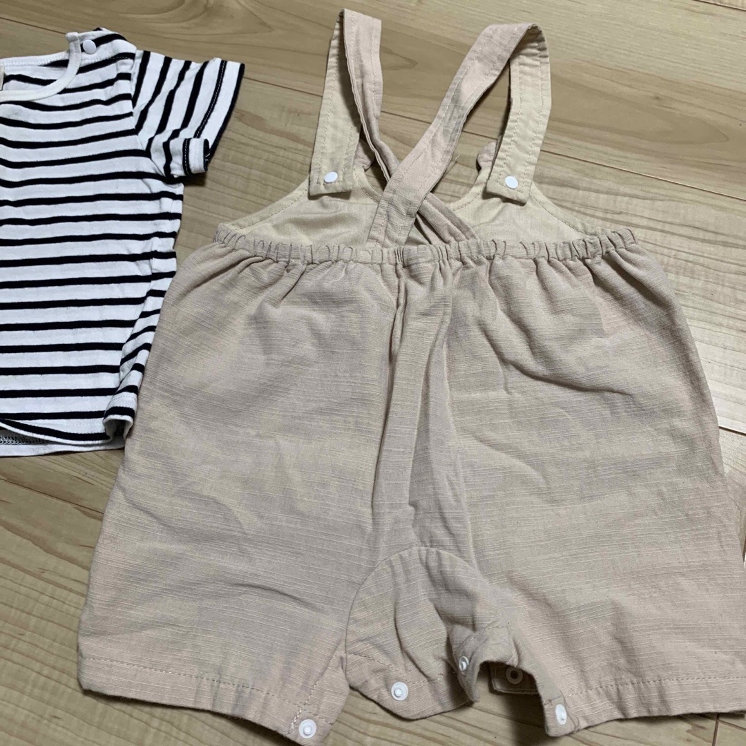 petit main(プティマイン)のズボンとTシャツ キッズ/ベビー/マタニティのベビー服(~85cm)(ロンパース)の商品写真