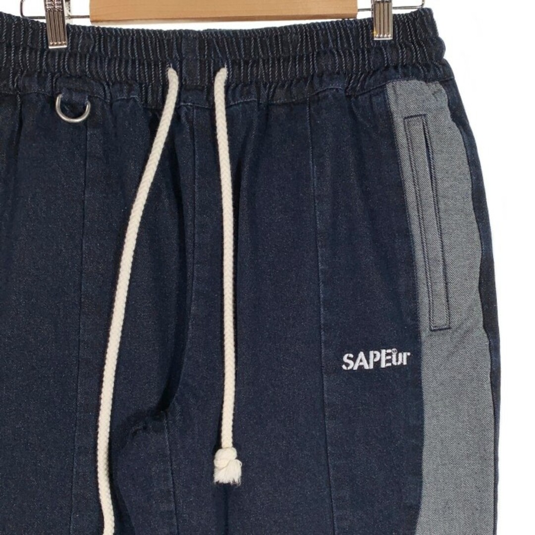 SAPEur サプール Denim Track Pants デニムトラックパンツ インディゴ