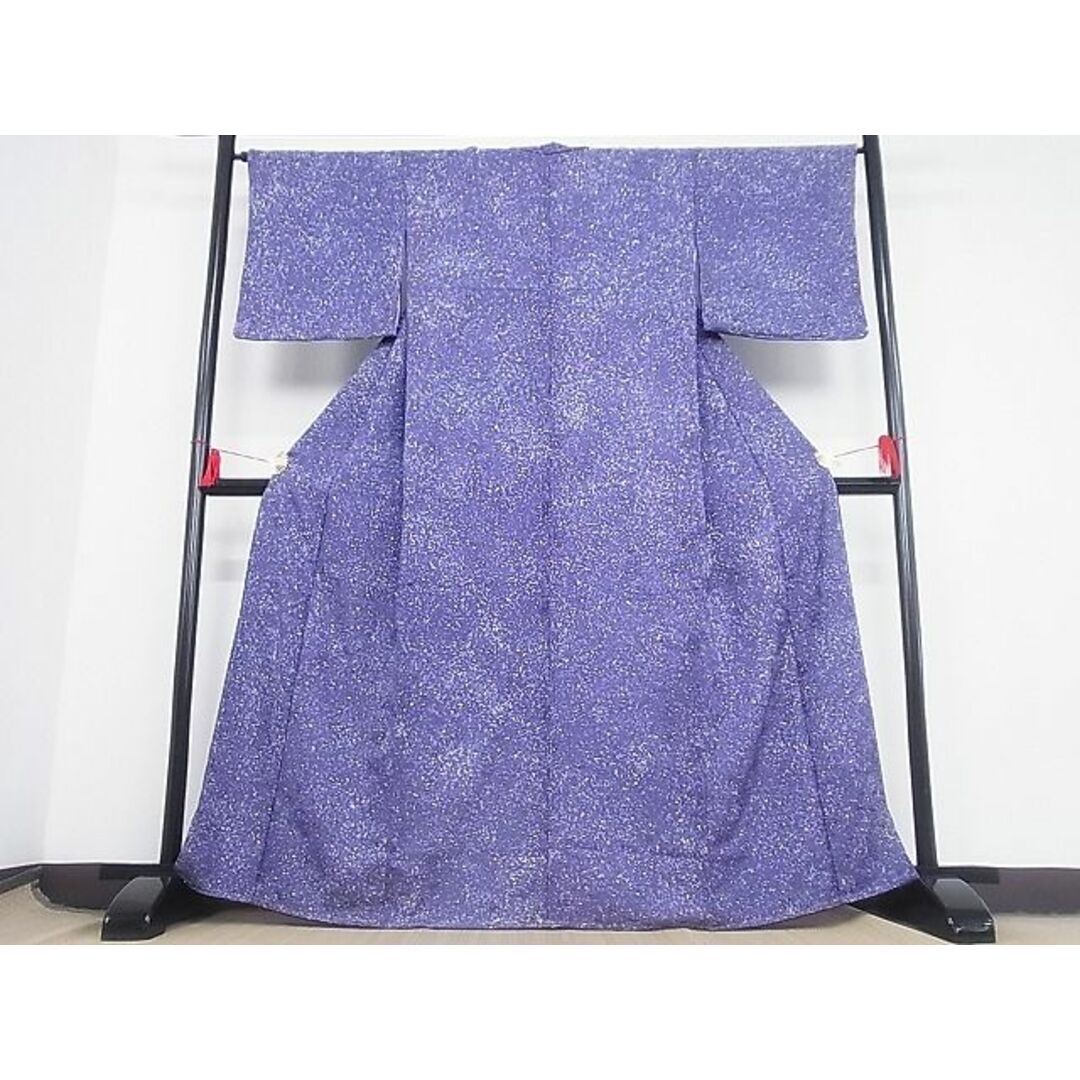 平和屋-こころ店■江戸小紋 寄せ小紋柄 家内安全 反端付き 着丈163cm 裄丈65.5cm 正絹 逸品 未使用 B-ag4088