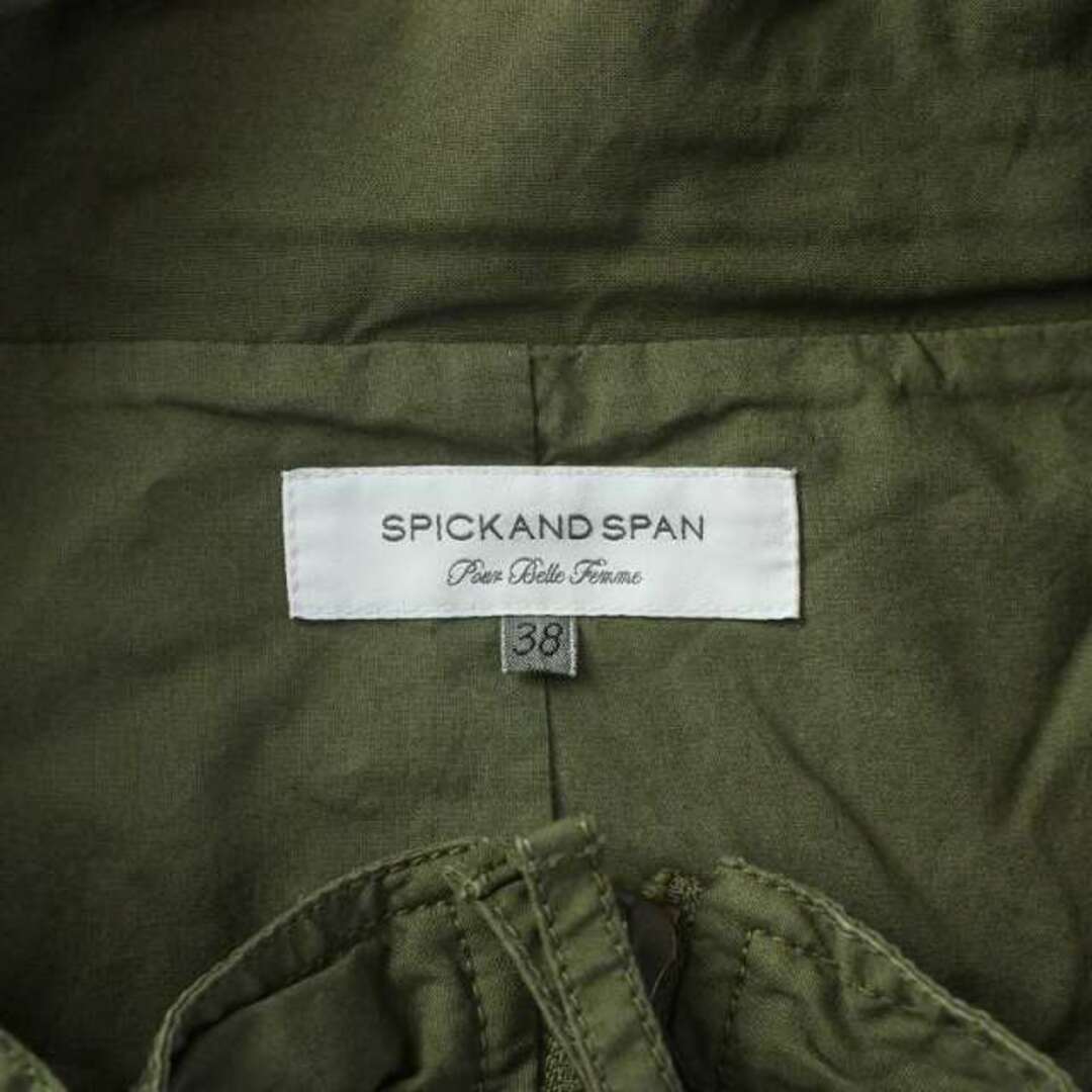 Spick & Span(スピックアンドスパン)のスピック&スパン Spick&Span ミリタリーコート 38 M カーキ レディースのジャケット/アウター(その他)の商品写真