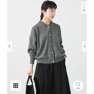 かぐれ - 新品タグ付◉ ドライコットンVネックカーディガン DOORS か