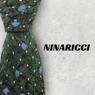 ニナリッチ(NINA RICCI)の【5304】美品！NINARICCI　ネクタイ　グリーン系(ネクタイ)