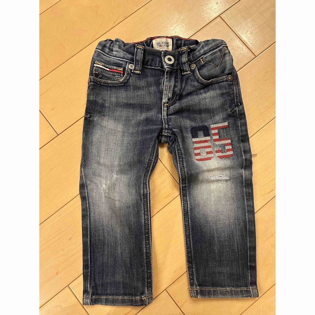 TOMMY HILFIGER(トミーヒルフィガー)のお値下げ　トミーヒルフィガー　80 デニム　キッズ キッズ/ベビー/マタニティのベビー服(~85cm)(パンツ)の商品写真