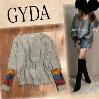 ジェイダ(GYDA)のGYDA♡袖ファー　ニット(ニット/セーター)