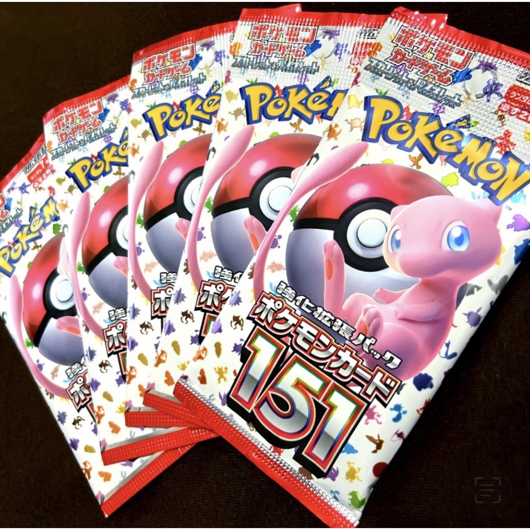 ポケモンカード 151 5パック‼︎ 強化拡張パック ✨ポケカ 新品未開封✨ | フリマアプリ ラクマ
