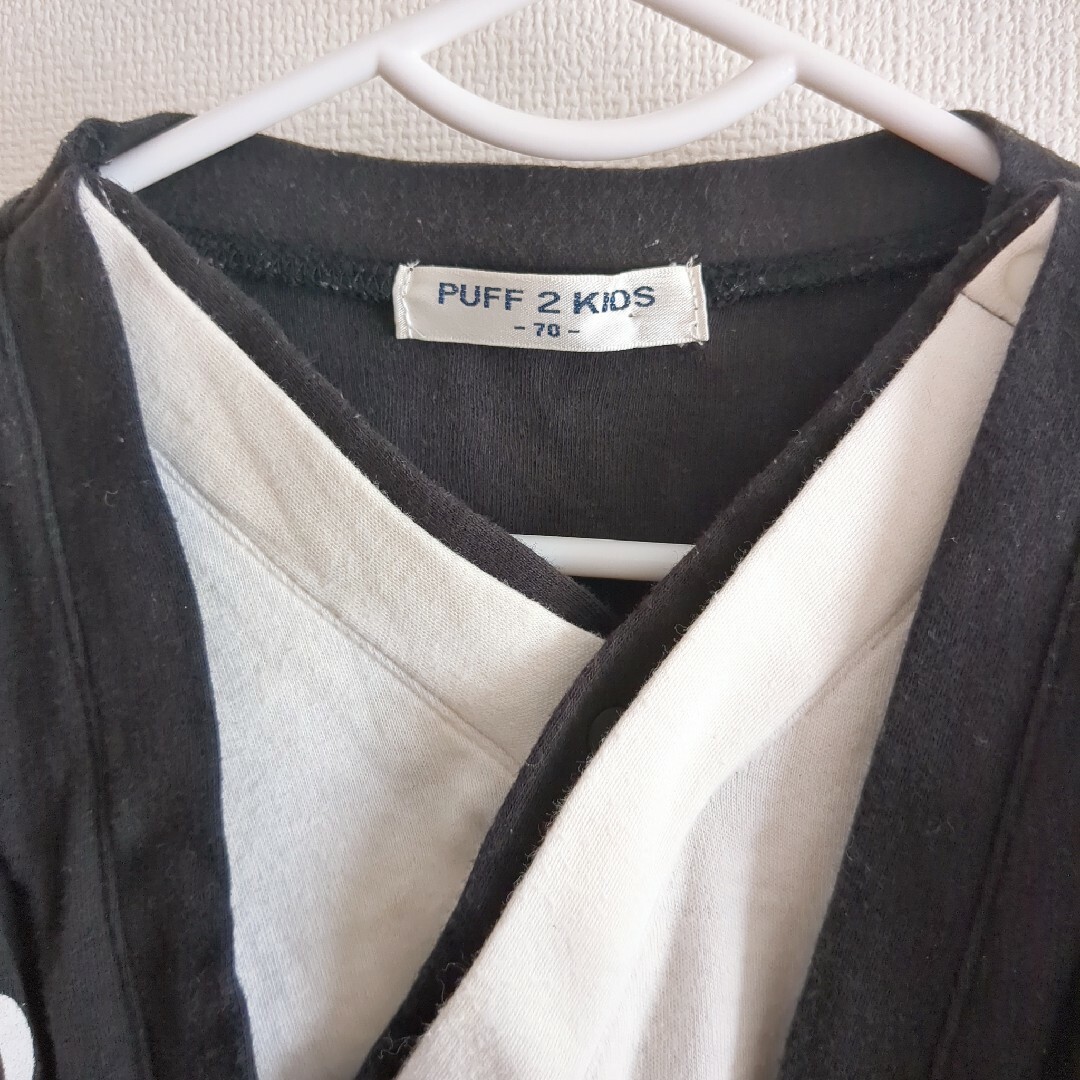 袴風ロンパース サイズ70 キッズ/ベビー/マタニティのベビー服(~85cm)(ロンパース)の商品写真