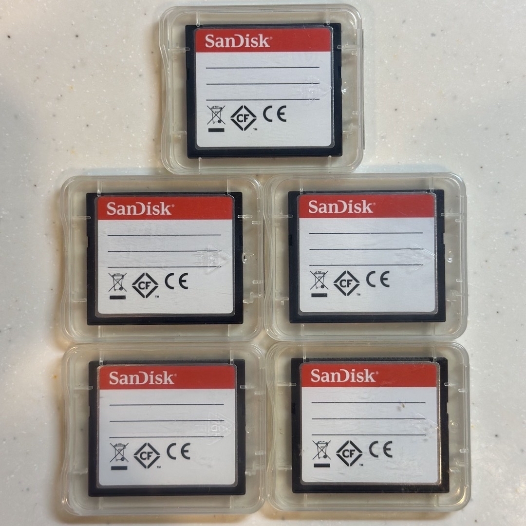 SanDisk - SanDisk Compact Flash 8GB 【5枚セット】中古の通販 by