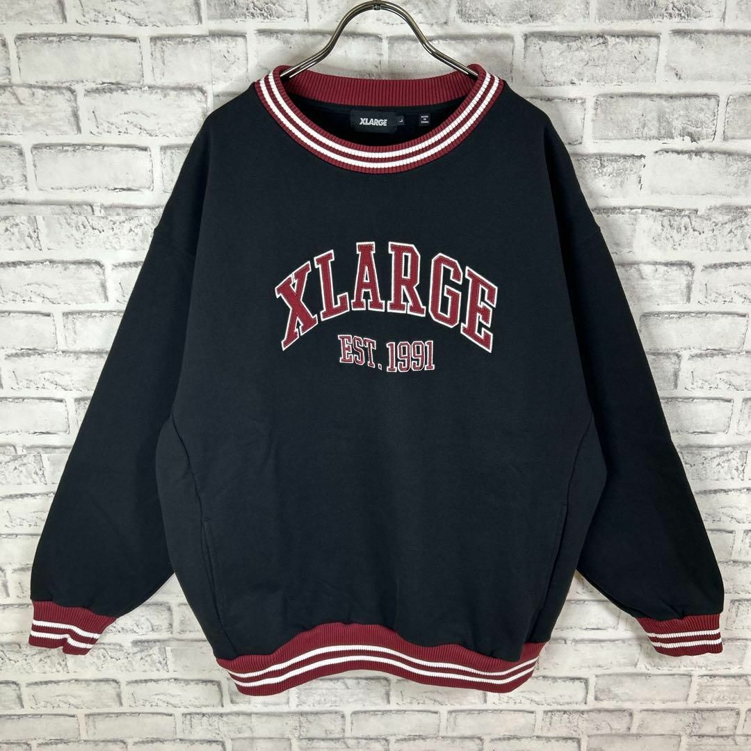 XLARGE - XLARGE エクストララージ スウェット リンガー アーチロゴ
