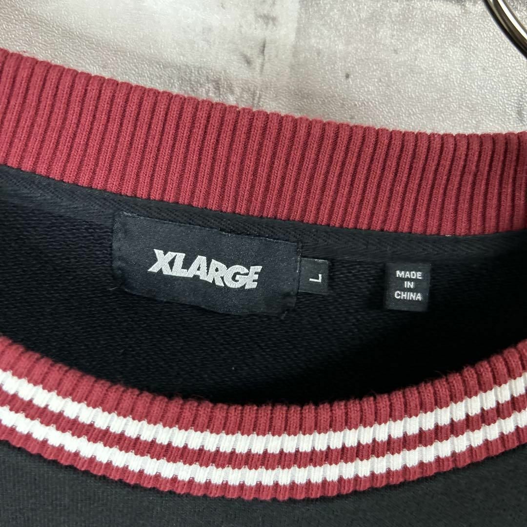 XLARGE エクストララージ スウェット リンガー アーチロゴ刺繍ポケット付き