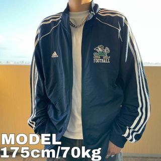 アディダス adidas トラック ジャケット ジャージ ノートルダム 大学