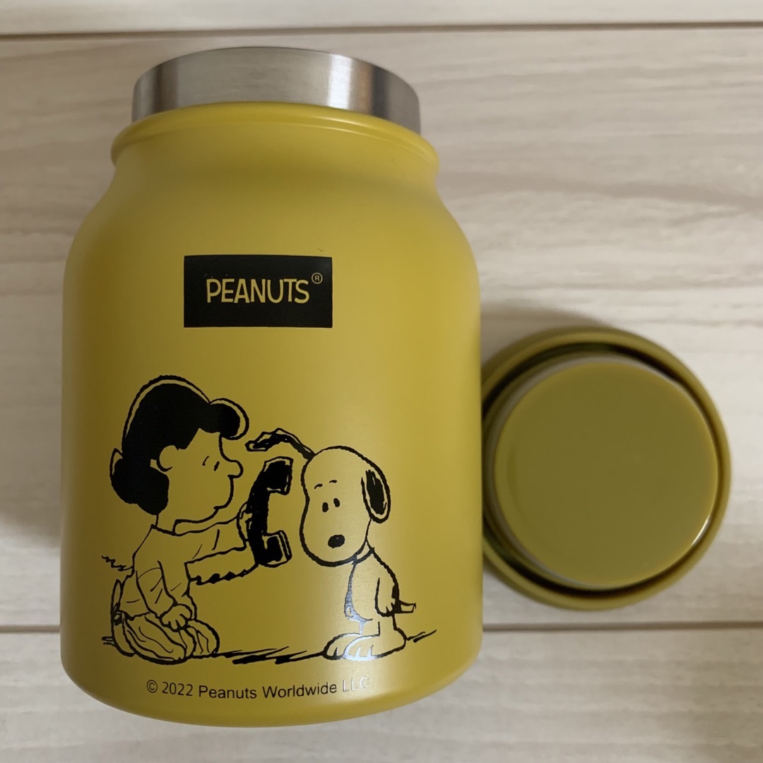 PEANUTS(ピーナッツ)の☕️スヌーピーメイト ミルラテ保冷温フードジャー インテリア/住まい/日用品のキッチン/食器(弁当用品)の商品写真