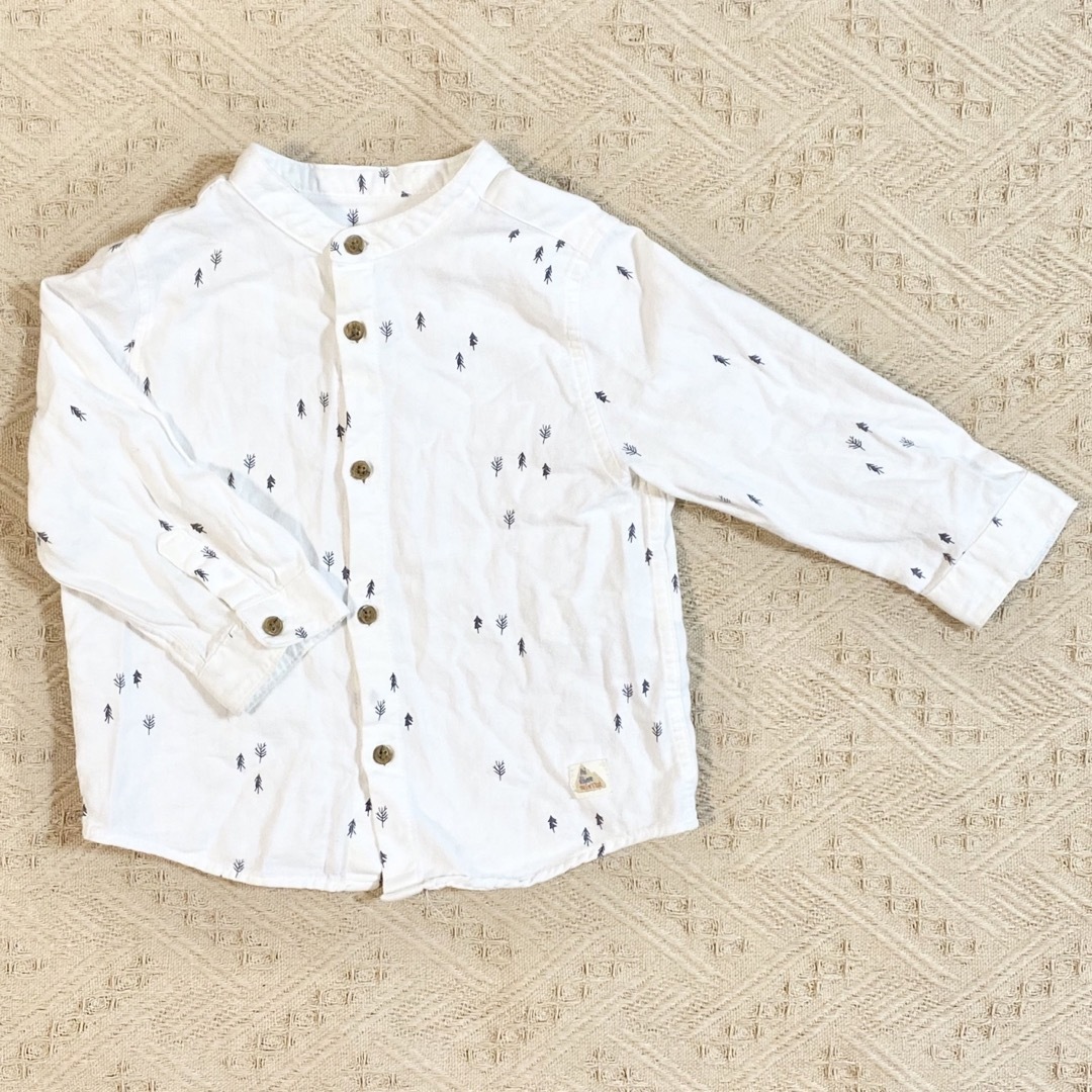 ZARA KIDS(ザラキッズ)のZARA コットンシャツ キッズ/ベビー/マタニティのベビー服(~85cm)(シャツ/カットソー)の商品写真