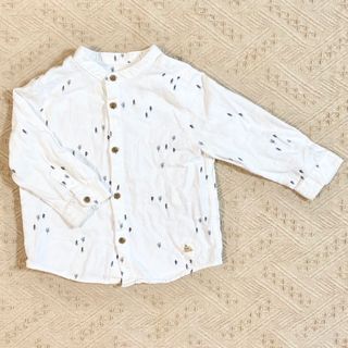 ザラキッズ(ZARA KIDS)のZARA コットンシャツ(シャツ/カットソー)