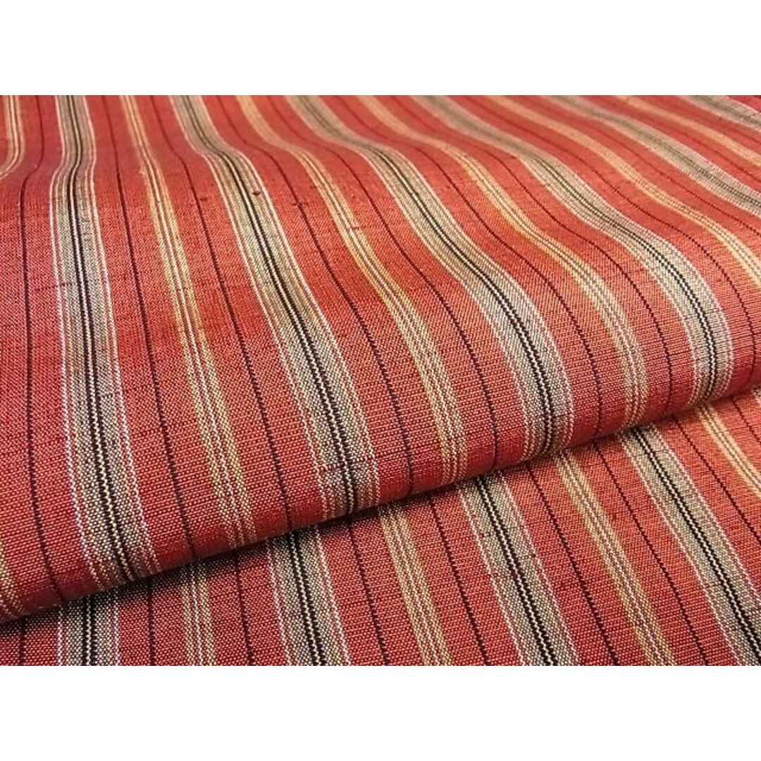 平和屋-こころ店■上質な紬 舞蝶文 着丈159cm 裄丈65cm 正絹 逸品 未使用 B-wt9190