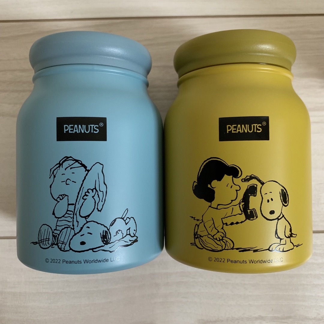 PEANUTS(ピーナッツ)の☕️スヌーピーメイト ミルラテ保冷温フードジャー インテリア/住まい/日用品のキッチン/食器(弁当用品)の商品写真