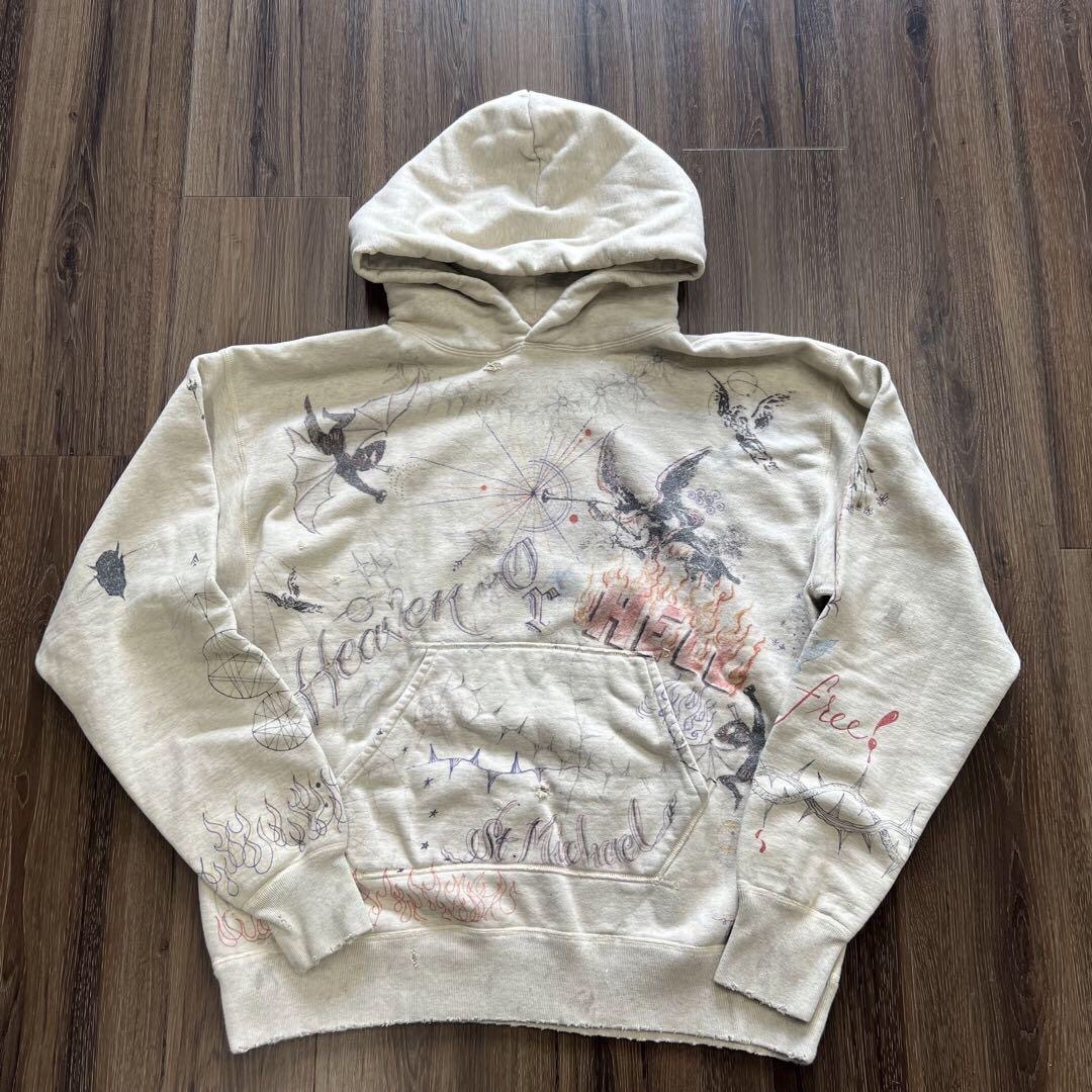 ©️SAINT Mxxxxxx  DR.WOO DRAWING HOODIE