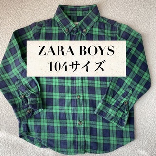 ザラキッズ(ZARA KIDS)のZARA BOYS シャツ  104サイズ(ブラウス)