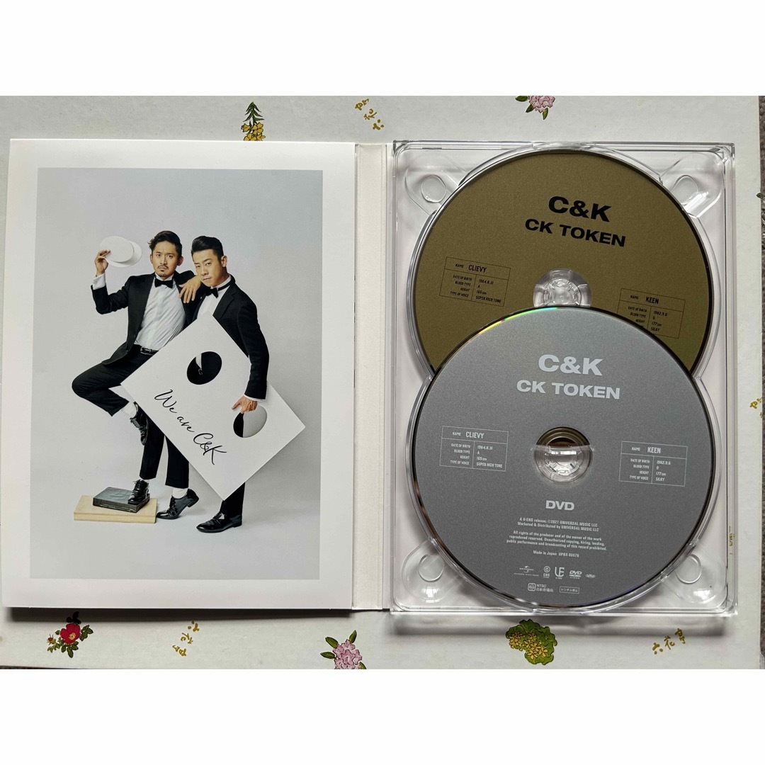 初回限定盤  C&K (CD+DVD)CK TOKEN 21/12/15発売