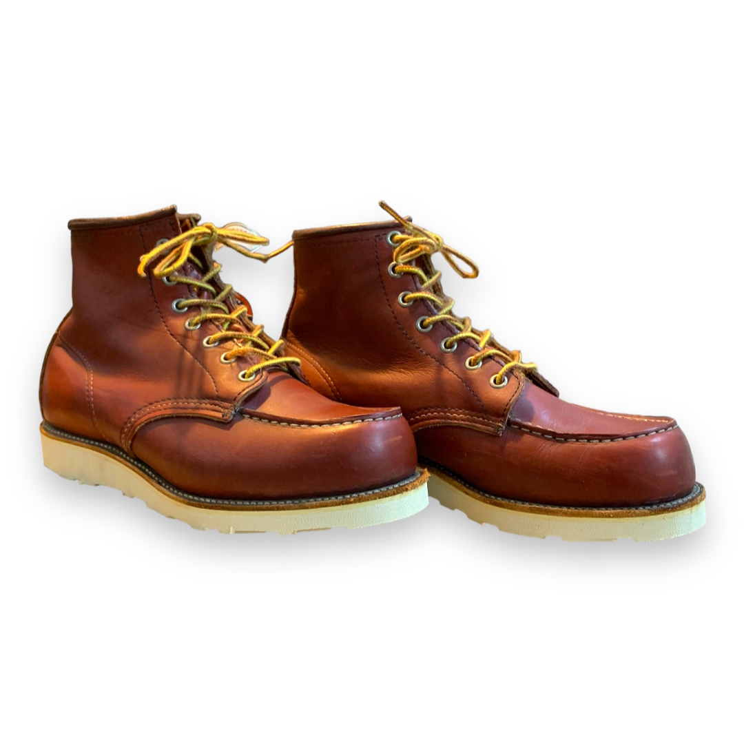 REDWING(レッドウィング)の8875中古7.5E／犬タグ98年レッドウィングアイリッシュセッター赤茶ビブラム メンズの靴/シューズ(ブーツ)の商品写真