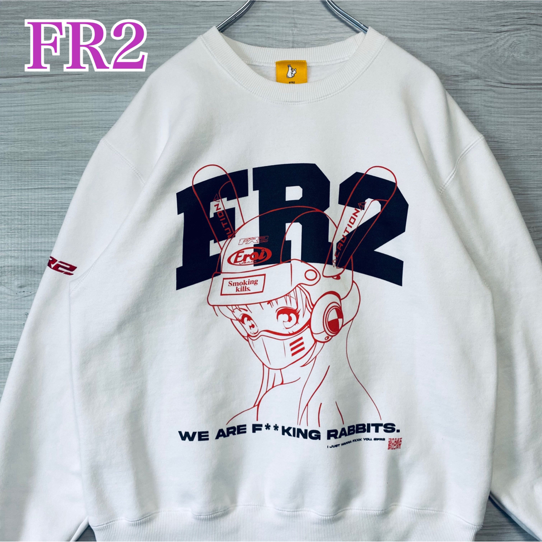 即完売モデル】FR2 スウェット バックデカロゴ 即完売モデル 入手困難-