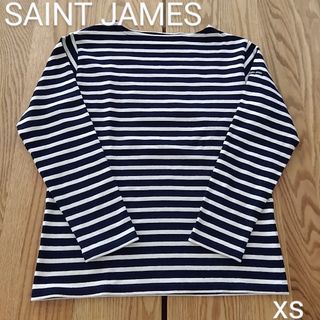 セントジェームス(SAINT JAMES)のSAINT JAMES ネイビー×オフホワイト(カットソー(長袖/七分))