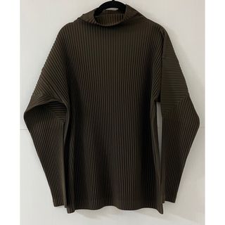 プリーツプリーズイッセイミヤケ(PLEATS PLEASE ISSEY MIYAKE)のHOMME PLISSÉ ISSEY MIYAKE プリーツ　タートルネック(Tシャツ/カットソー(七分/長袖))