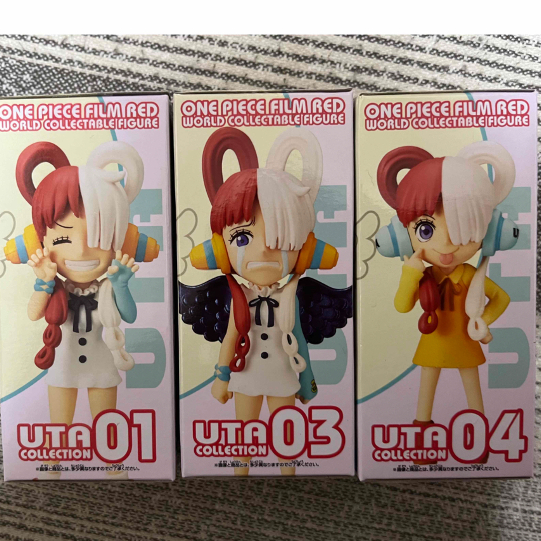 ワンピース　ONE PIECE　ウタ　ワーコレ　3体 | フリマアプリ ラクマ